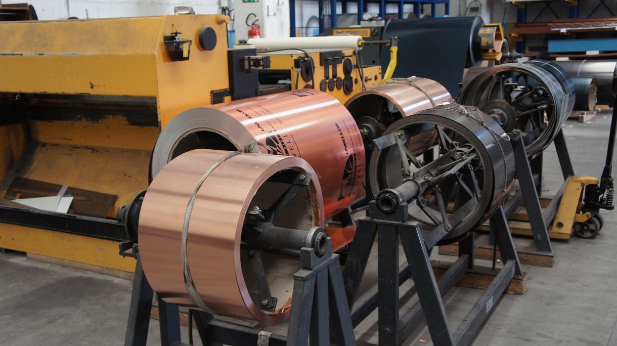 Coils per sviluppo e tipologia di materiale